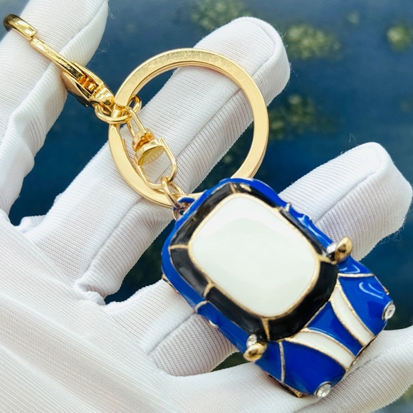 Blue Car Keychain Car Charm Car Bag Charm - Picture 8 of 8